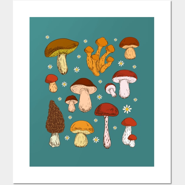 Fantastic Fungi, Wonderful World of Mushrooms Wall Art by Ministry Of Frogs